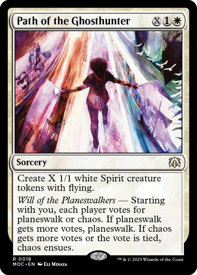 Path of the Ghosthunter [March of the Machine Commander] Magic: The Gathering