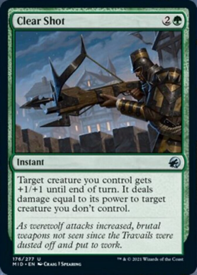 Clear Shot [Innistrad: Midnight Hunt] Magic: The Gathering