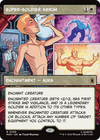 Super-Soldier Serum (Borderless) [Marvel Super Heroes] Magic: The Gathering