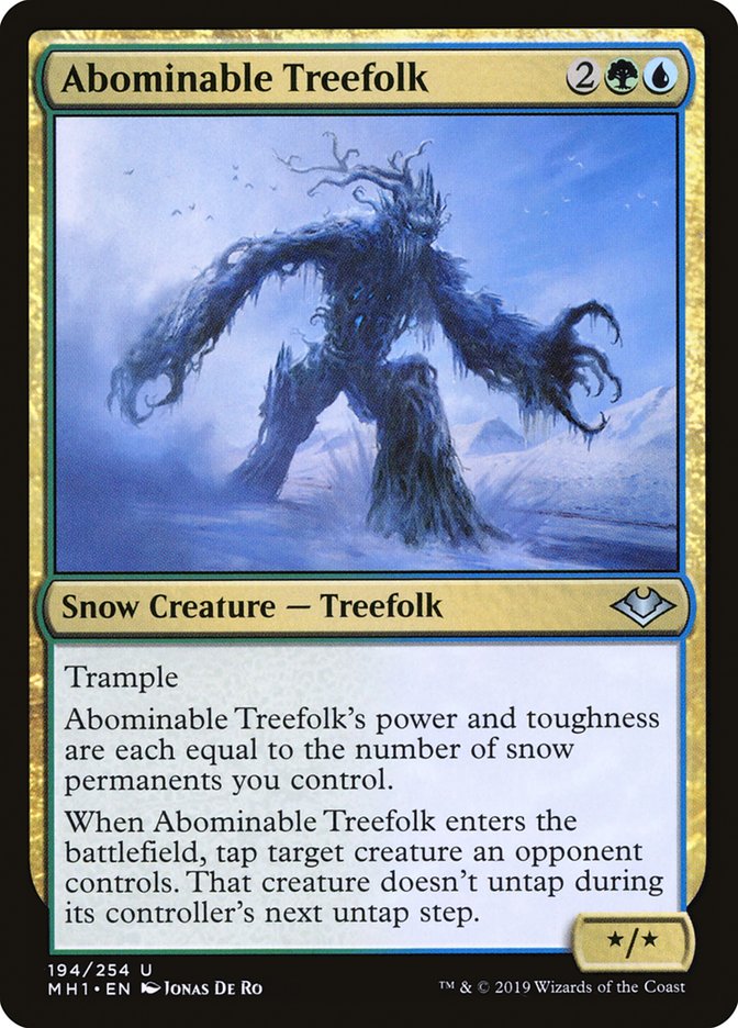 Abominable Treefolk [Modern Horizons] Magic: The Gathering