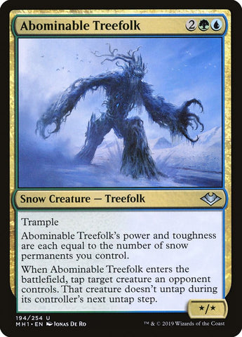 Abominable Treefolk [Modern Horizons] Magic: The Gathering