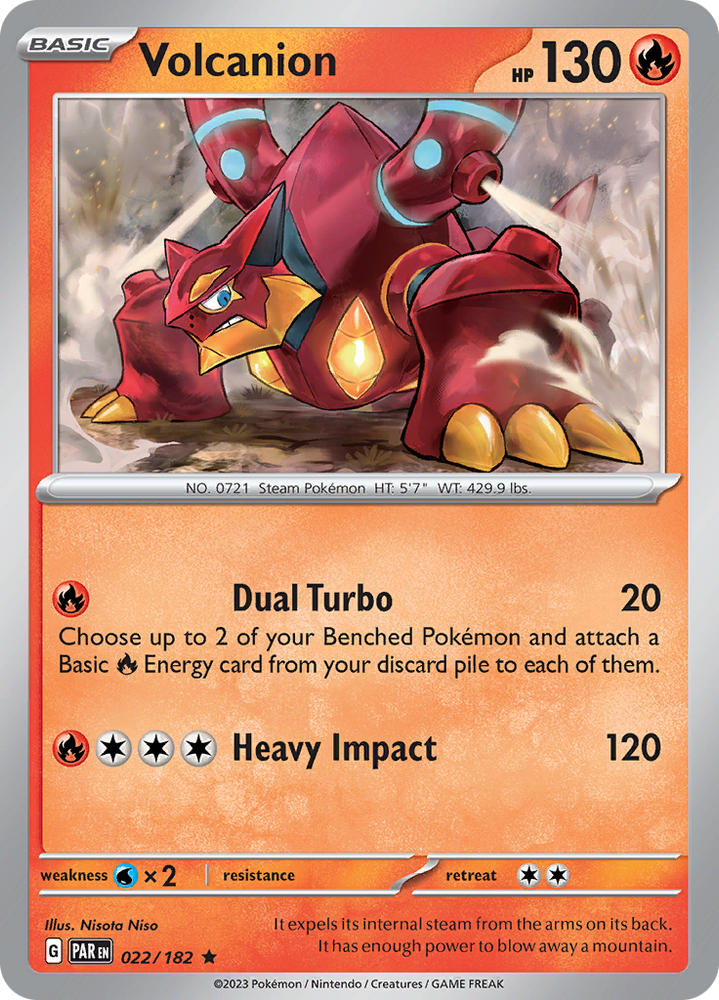 Volcanion (022/182) [Scarlet & Violet: Paradox Rift] Pokémon