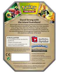 Island Guardians Tin (Tapu Bulu GX) Pokémon