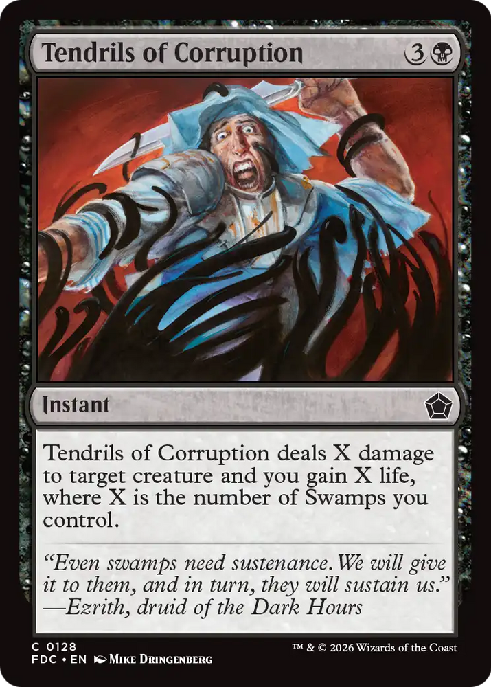 Tendrils of Corruption [Foundations Commander] Magic: The Gathering