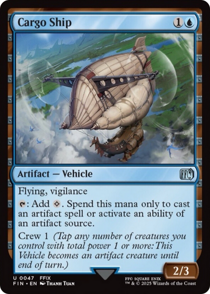 Cargo Ship [FINAL FANTASY] Magic: The Gathering