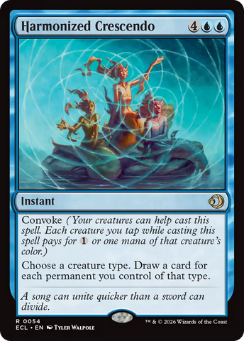 Harmonized Crescendo [Lorwyn Eclipsed] Magic: The Gathering