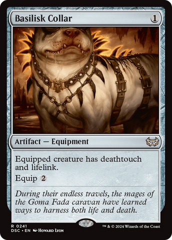 Basilisk Collar [Duskmourn: House of Horror Commander] Magic: The Gathering