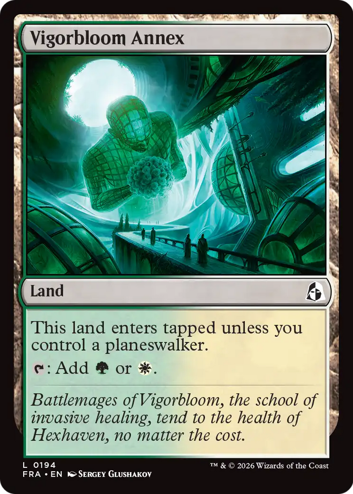 Vigorbloom Annex [Reality Fracture] Magic: The Gathering