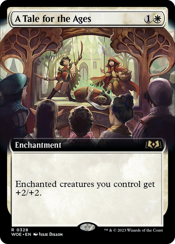 A Tale for the Ages (Extended Art) [Wilds of Eldraine] Magic: The Gathering