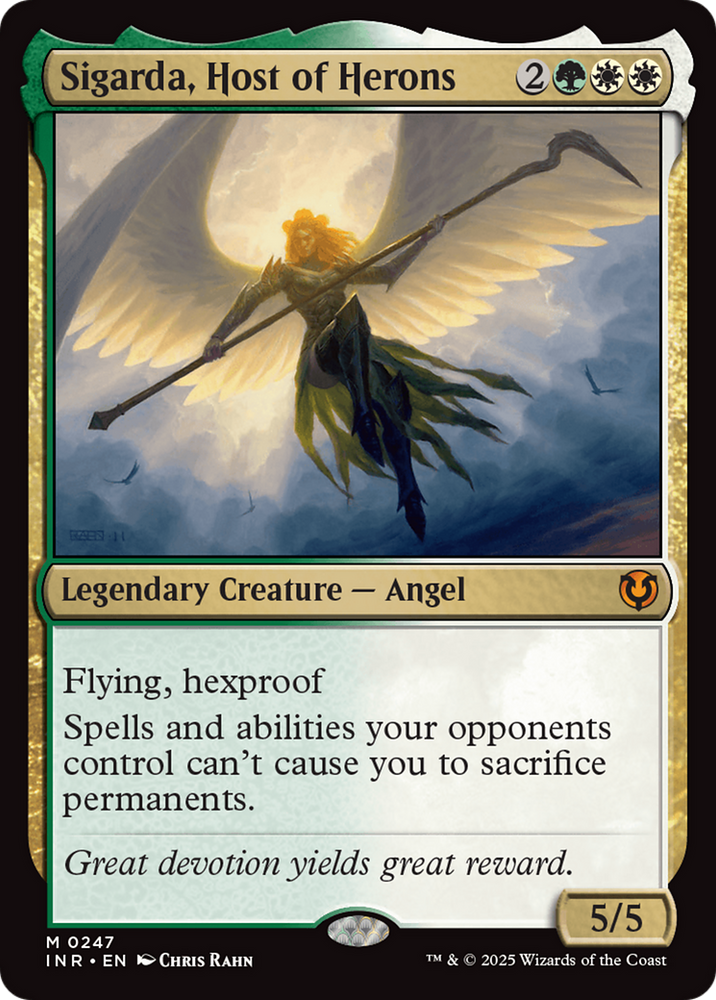 Sigarda, Host of Herons (Retro Frame) [Innistrad Remastered] Magic: The Gathering