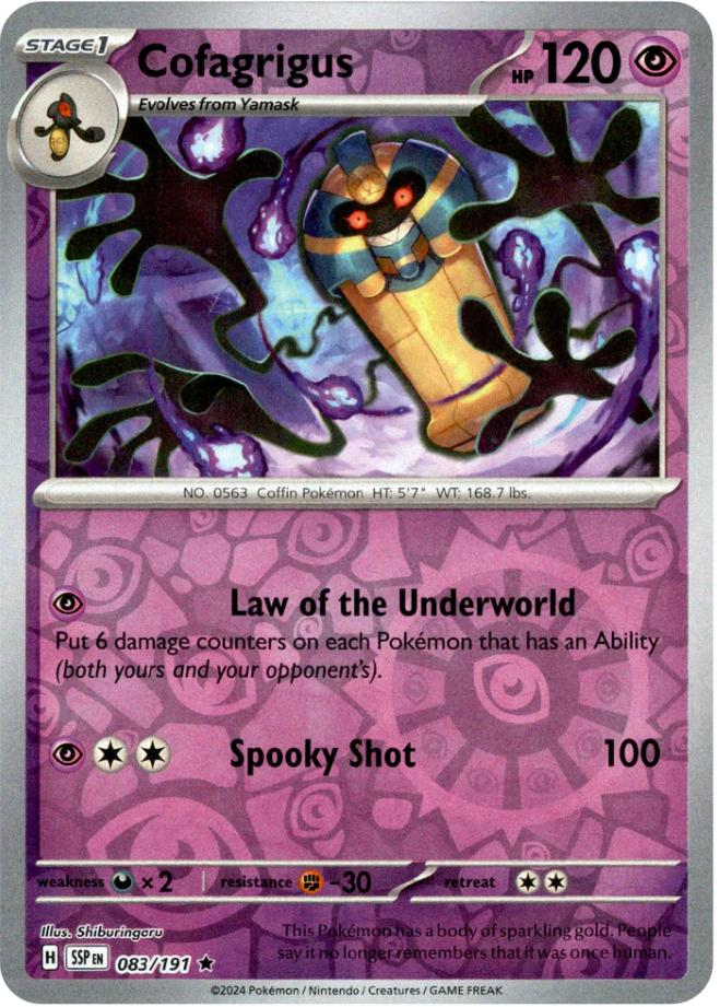 Cofagrigus (083/191) [Scarlet & Violet: Surging Sparks] Pokémon