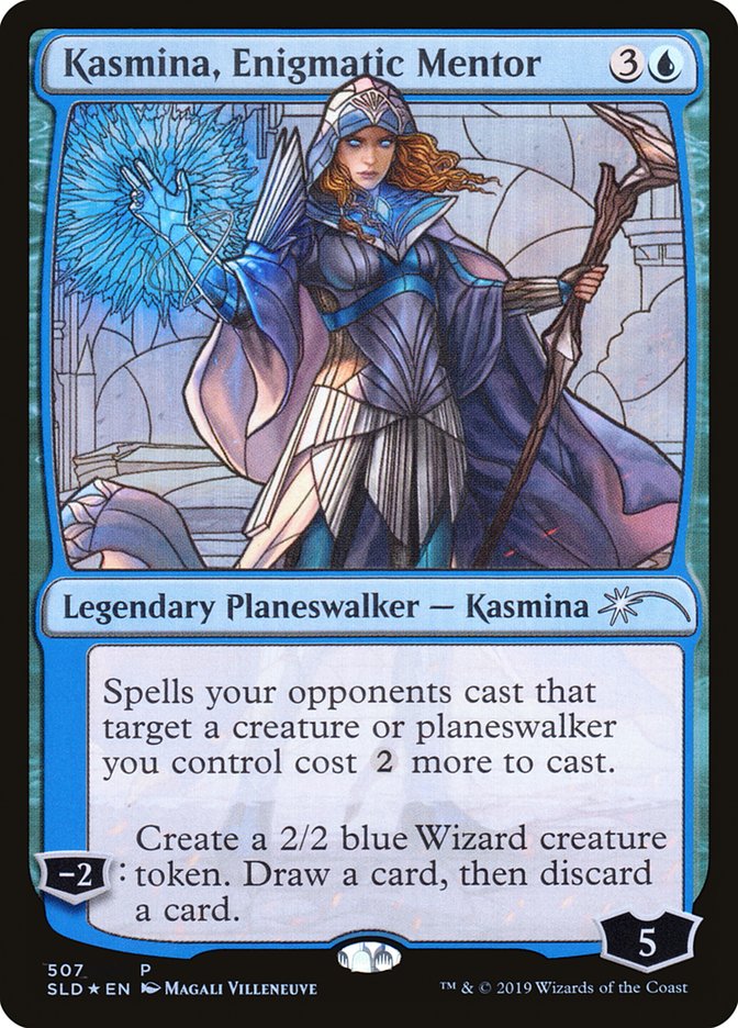 Kasmina, Enigmatic Mentor (Stained Glass) [Secret Lair Drop Promos] Magic: The Gathering
