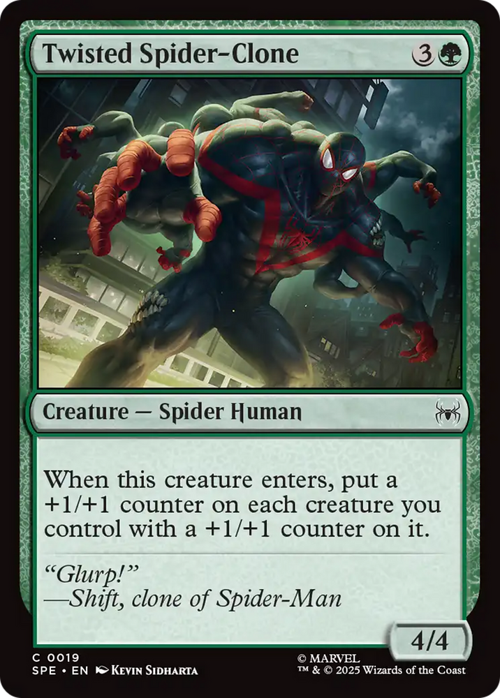 Twisted Spider-Clone [Marvel's Spider-Man: Eternal-Legal] Magic: The Gathering