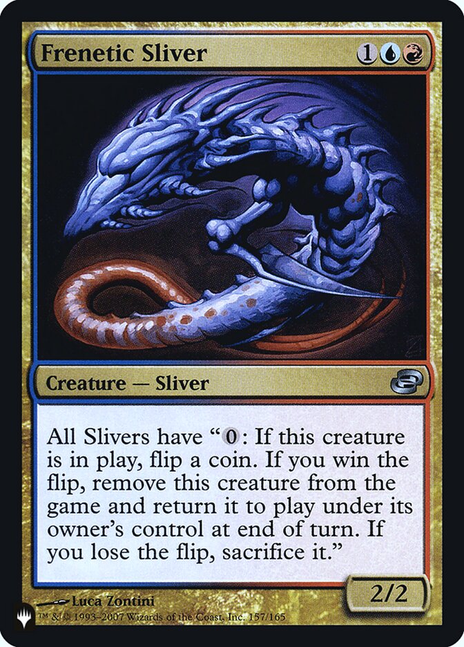 Frenetic Sliver [Secret Lair: Heads I Win, Tails You Lose] Magic: The Gathering