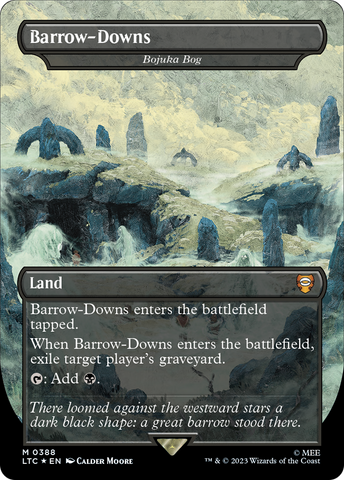 Barrow-Downs - Bojuka Bog (Surge Foil Realms and Relics) [The Lord of the Rings: Tales of Middle-Earth Commander] Magic: The Gathering
