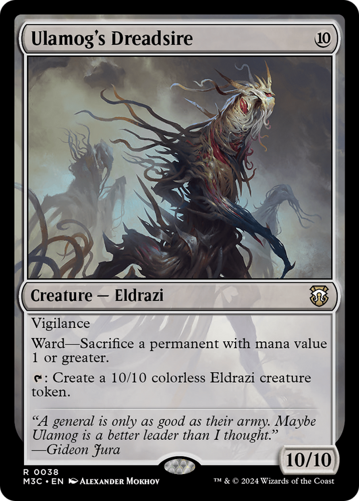 Ulamog's Dreadsire (Ripple Foil) [Modern Horizons 3 Commander] Magic: The Gathering
