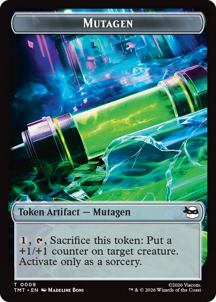 Mutagen // Food Double-Sided Token [Teenage Mutant Ninja Turtles Tokens] Magic: The Gathering