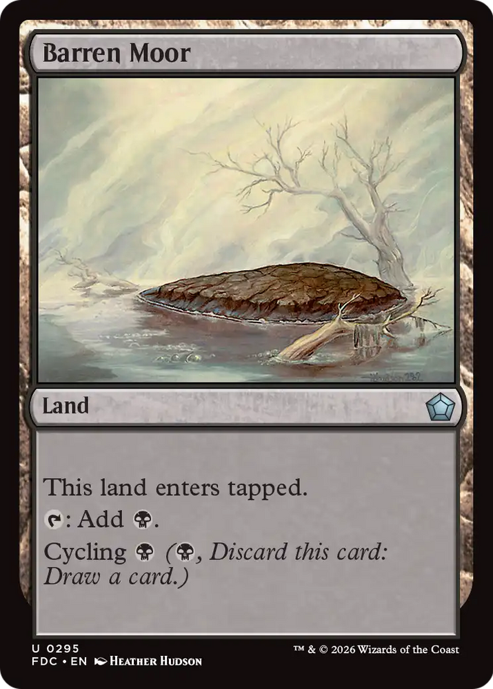 Barren Moor [Foundations Commander] Magic: The Gathering