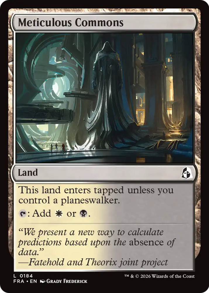 Meticulous Commons [Reality Fracture] Magic: The Gathering