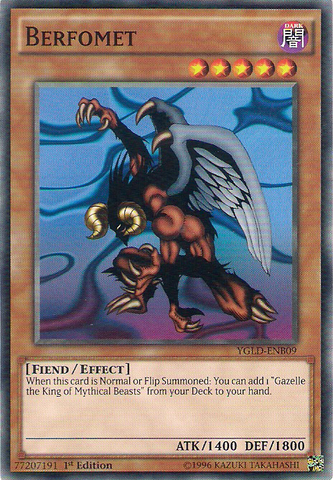 Berfomet [YGLD-ENB09] Common Yu-Gi-Oh!