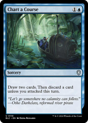 Chart a Course [Bloomburrow Commander] Magic: The Gathering