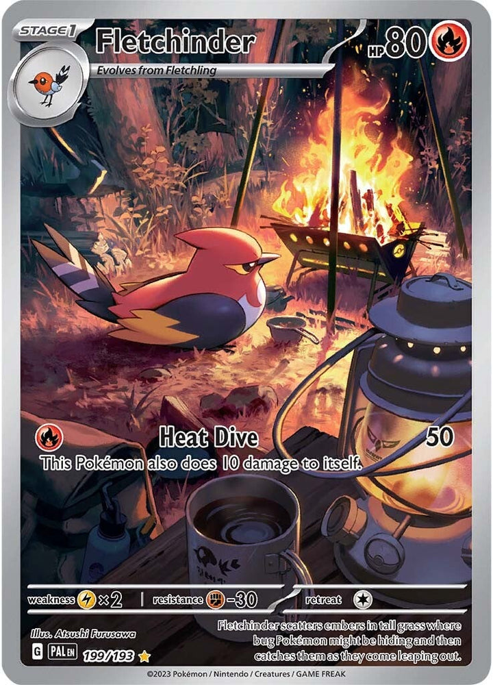 Fletchinder (199/193) [Scarlet & Violet: Paldea Evolved] Pokémon