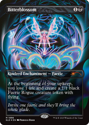 Bitterblossom (Double Rainbow Foil) [Secret Lair Drop Series] Magic: The Gathering