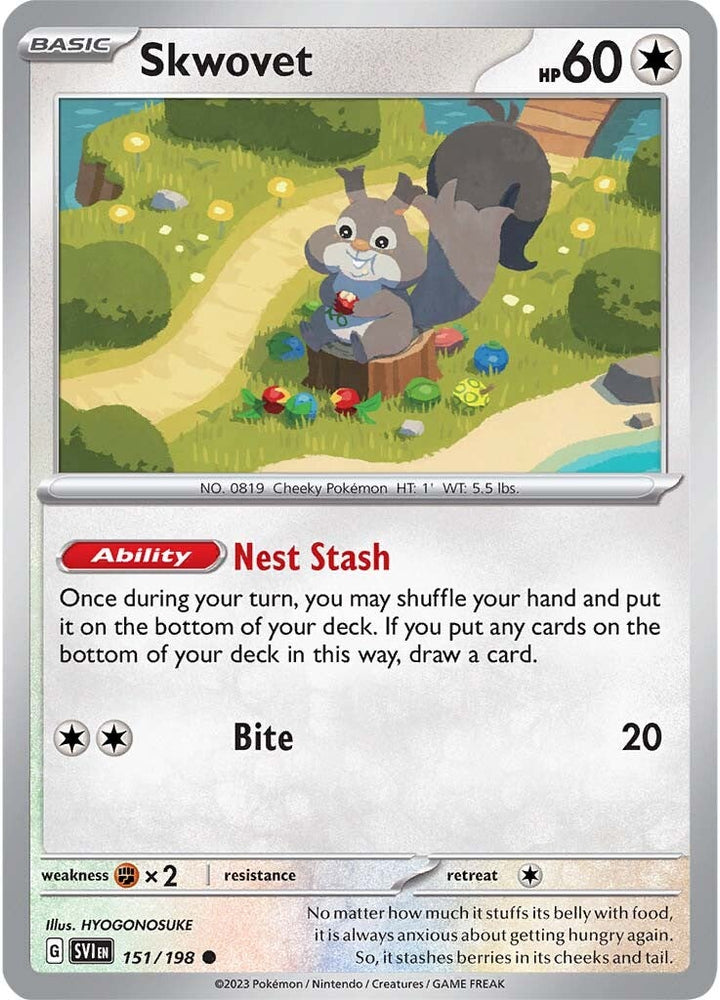 Skwovet (151/198) [Scarlet & Violet: Base Set] Pokémon