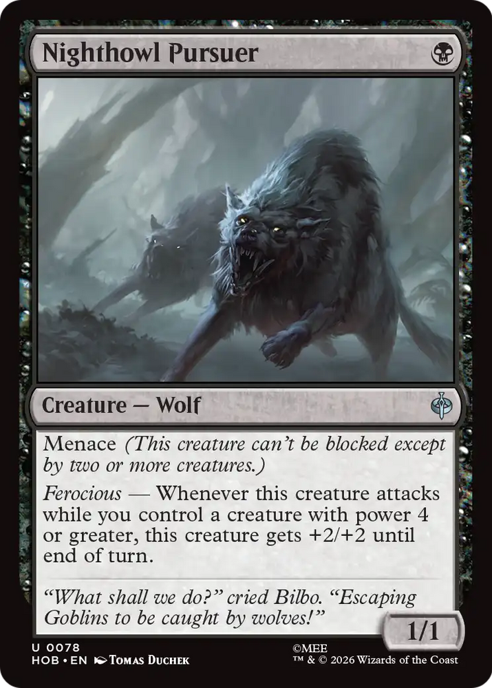 Nighthowl Pursuer [The Hobbit] Magic: The Gathering