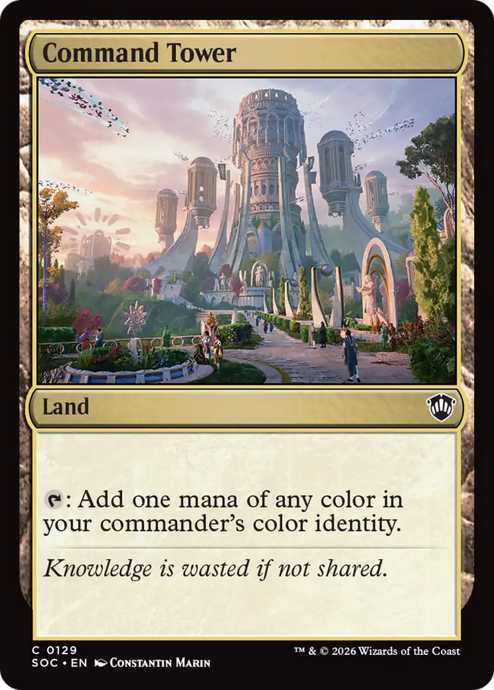 Command Tower [Secrets of Strixhaven Commander] Magic: The Gathering