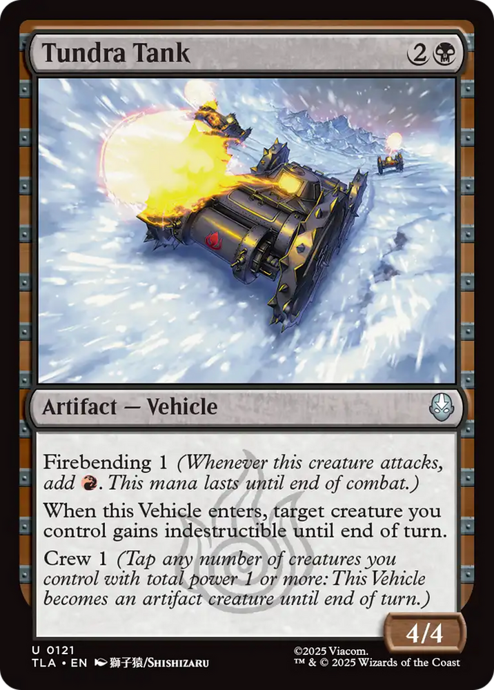 Tundra Tank [Avatar: The Last Airbender] Magic: The Gathering