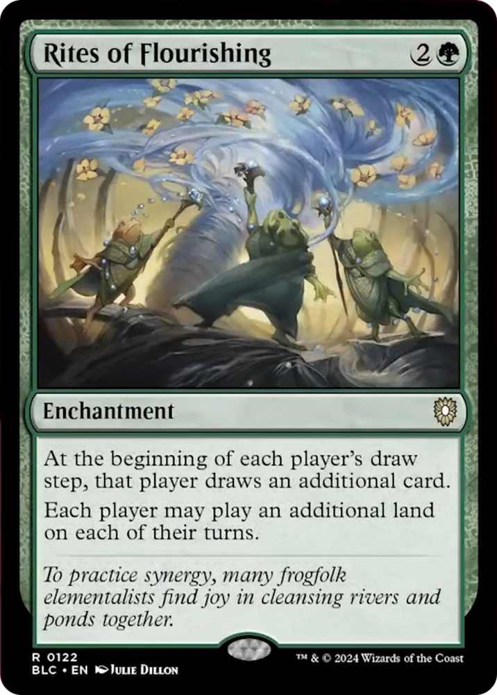 Rites of Flourishing [Bloomburrow Commander] Magic: The Gathering