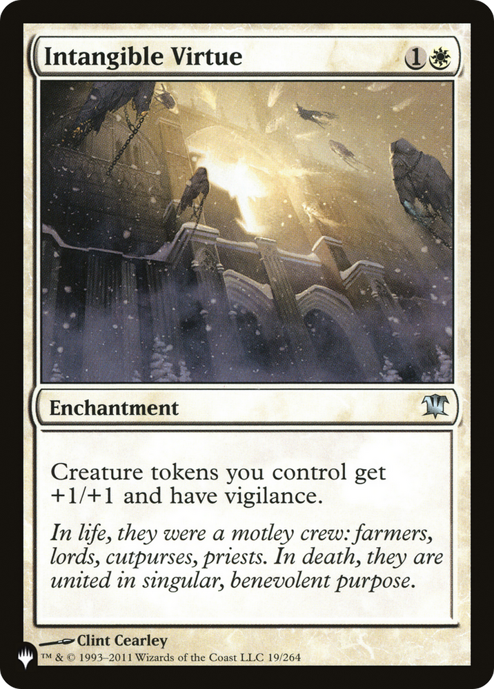 Intangible Virtue [The List] Magic: The Gathering