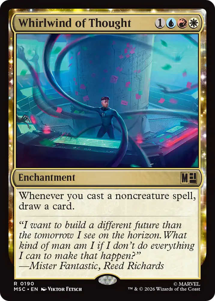 Whirlwind of Thought (Surge Foil) [Marvel Super Heroes Commander] Magic: The Gathering