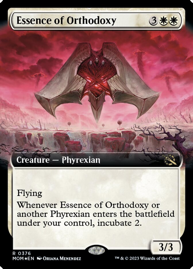 Essence of Orthodoxy (Extended Art) [March of the Machine] Magic: The Gathering