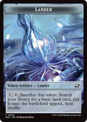 Drone // Lander (0005) Doubled-Sided Token [Edge of Eternities Tokens] Magic: The Gathering