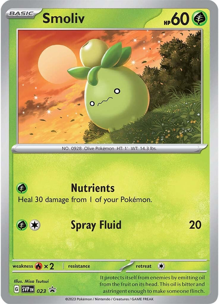 Smoliv (023) [Scarlet & Violet: Black Star Promos] Pokémon