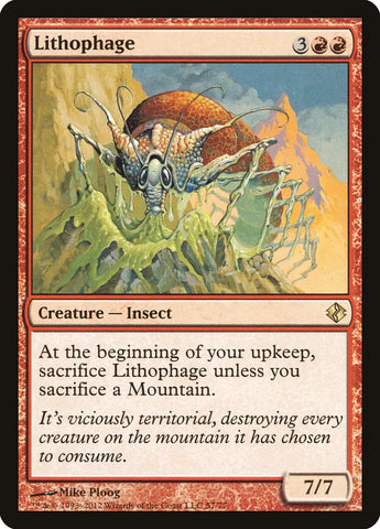 Lithophage [Duel Decks: Venser vs. Koth] Magic: The Gathering