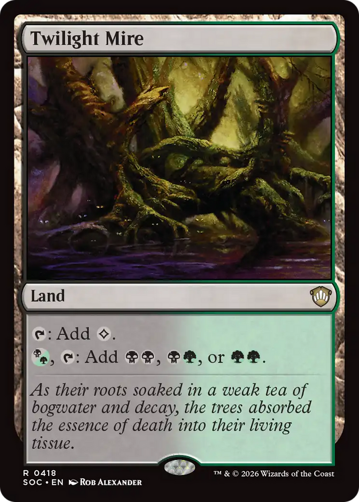 Twilight Mire [Secrets of Strixhaven Commander] Magic: The Gathering