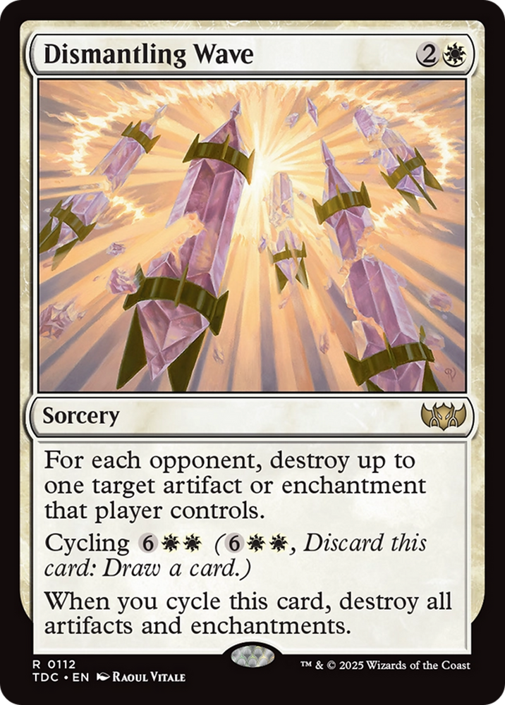 Dismantling Wave [Tarkir: Dragonstorm Commander] Magic: The Gathering