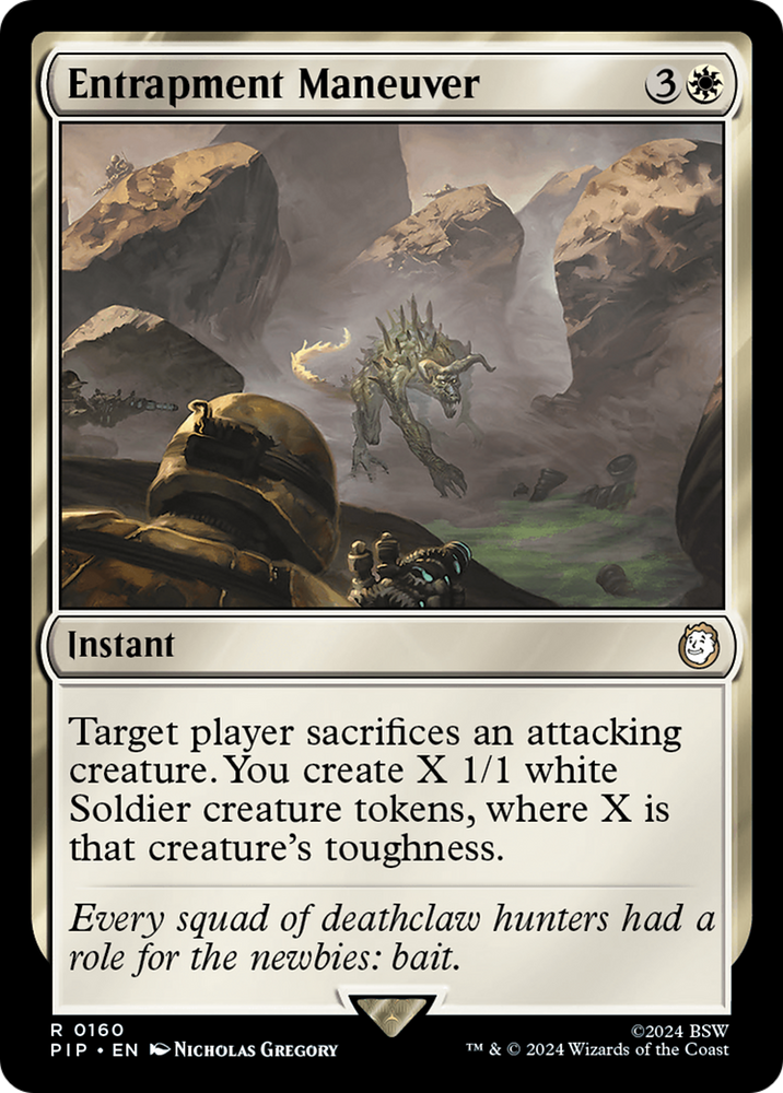 Entrapment Maneuver [Fallout] Magic: The Gathering