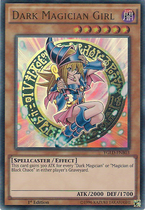 Dark Magician Girl [YGLD-ENB03] Ultra Rare Yu-Gi-Oh!