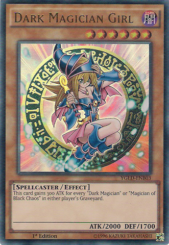 Dark Magician Girl [YGLD-ENB03] Ultra Rare Yu-Gi-Oh!