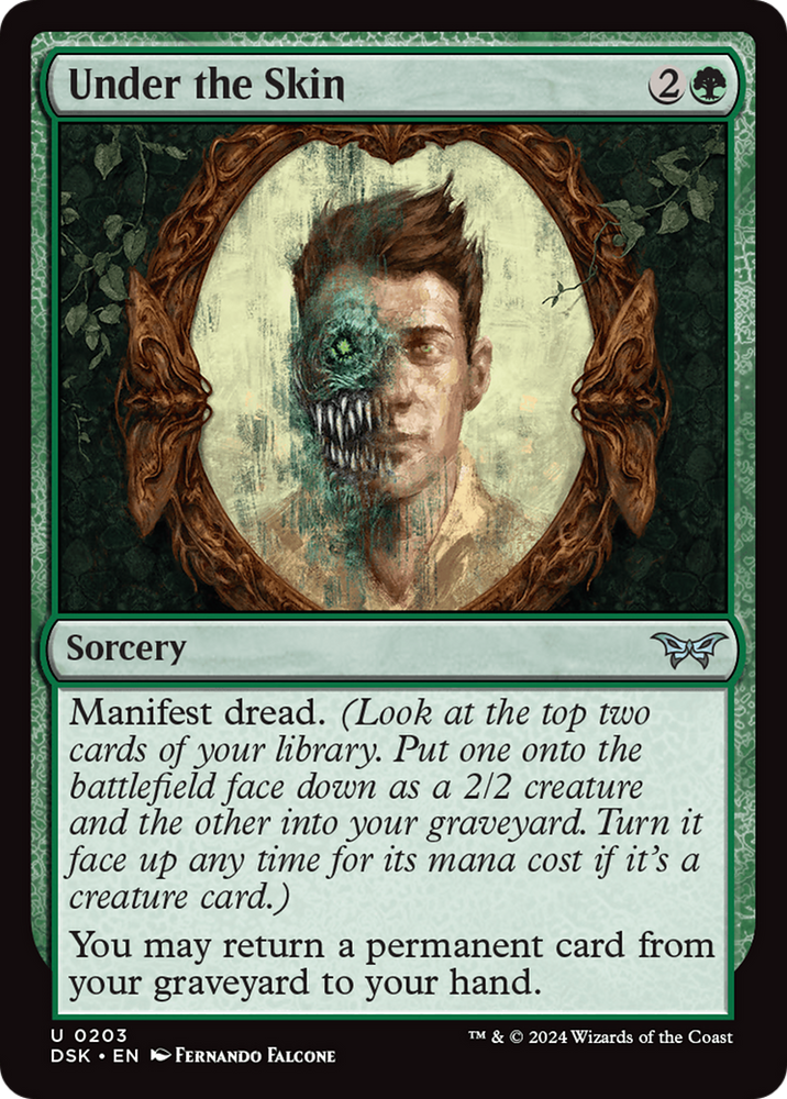 Under the Skin [Duskmourn: House of Horror] Magic: The Gathering
