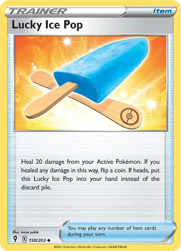Lucky Ice Pop (150/203) [Sword & Shield: Evolving Skies] Pokémon