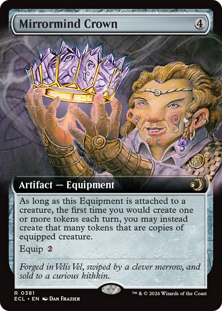 Mirrormind Crown (Extended Art) [Lorwyn Eclipsed] Magic: The Gathering