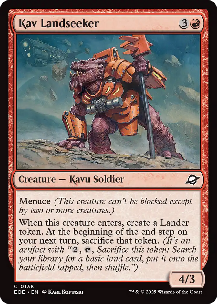 Kav Landseeker [Edge of Eternities] Magic: The Gathering