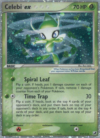 Celebi ex (117/115) [EX: Unseen Forces] Pokémon