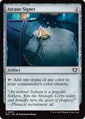 Arcane Signet [Edge of Eternities Commander] Magic: The Gathering