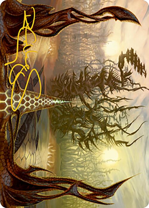 Thornglint Bridge Art Card (Gold-Stamped Signature) [Modern Horizons 2 Art Series] Magic: The Gathering